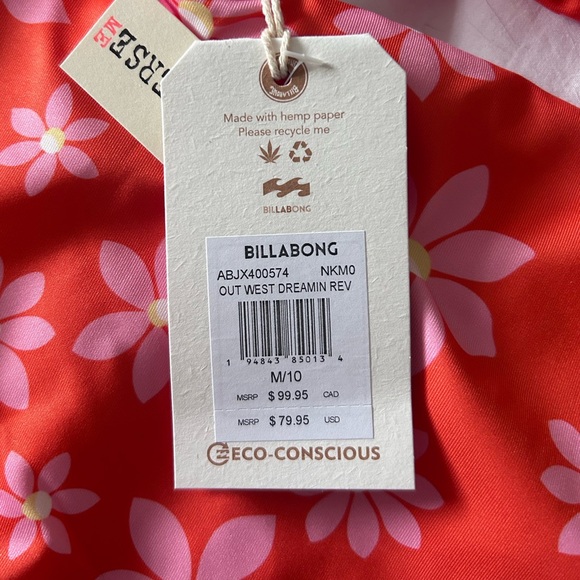 NEW! Reversible Billabong Floral Bikini (Out West Dreamin) - Picture 2 of 7